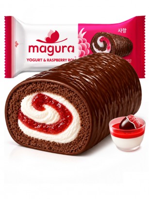 Cake Roll Chocolate y Frambuesa | Magura 35 g