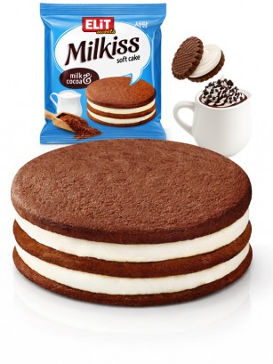 Pastelito de Cacao y Crema de Vainilla | Milkis 42 g