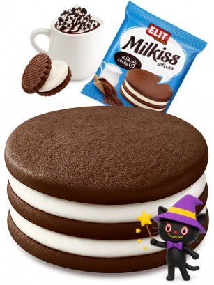 Pastelito Milkiss de Cookie Cacao y Nata | Dairy Sweets 42g.