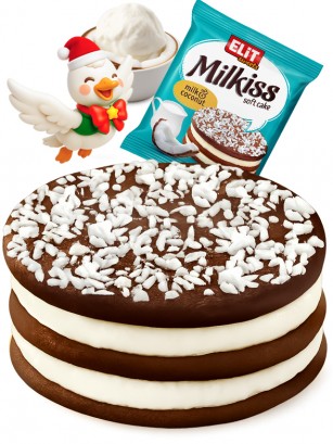 Pastelito Milkiss de Nata y Coco | Dairy Sweets 42g.