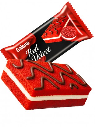Pastelito Red Velvet Galena 80g.