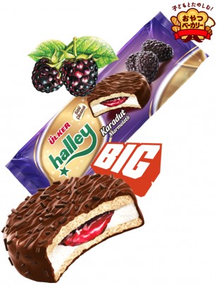 Galleta estilo Chocopie de Chocolate Crema de Nube y Moras | Ulker 236 grs.