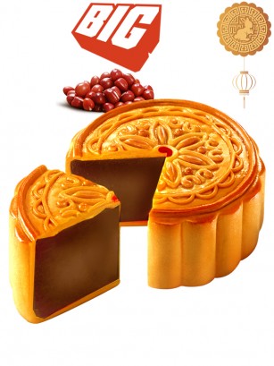 Pastel Moon Cake de Luna de Azuki | Grande 150 grs.