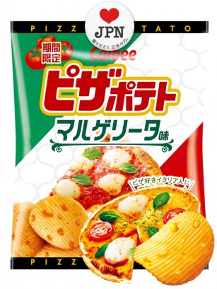 Patatas Calbee Pizza Margarita con Queso Fundido 57g.