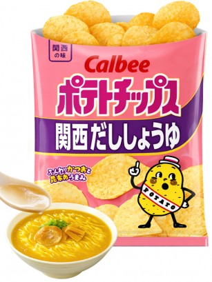 Patatas Calbee Gourmet con Sopa Kansai Dashi 53g.