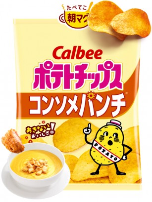 Patatas Chips Calbee Consomé Punch de Pollo 60 grs.
