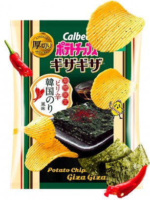 Patatas Chips Calbee Giza Giza Picante 58 grs.
