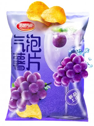 Patatas Sabor Refresco Uva | Sparkling Uva 88 grs.