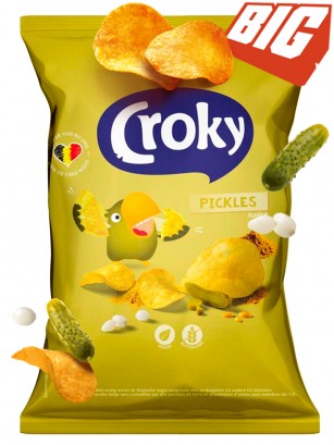 Patatas Chips Sabor Encurtidos | Croky | BIG 175 grs.