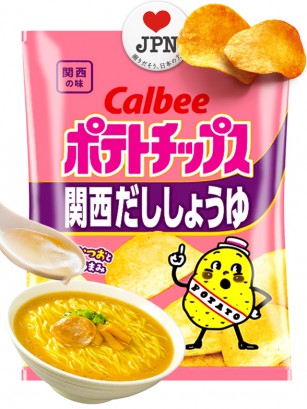 Patatas Calbee Gourmet con Sopa Kansai Dashi 58g.