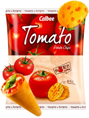 Patatas Chips Onduladas Calbee Pomodoro 55 grs.