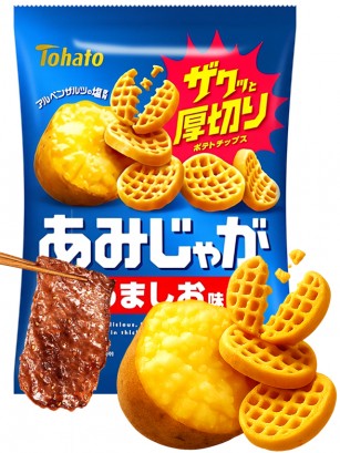 Patatas Fritas estilo Gaufrette con Umami de Ternera | Tohato 55g.