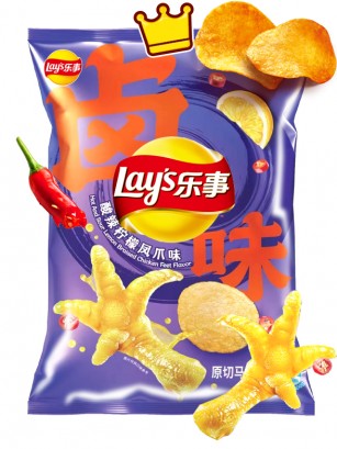 Patatas Lays China | Patas de Pollo con Limón 70 grs.