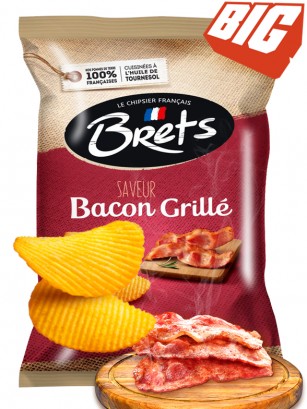 Patatas Onduladas Sabor Bacon a la Parrilla | Brets Gourmet 125 grs.