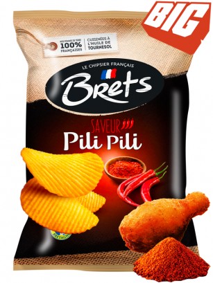 Patatas Fritas Onduladas Sabor Peri-Peri | Brets Gourmet 125 grs.