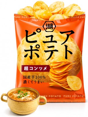Patatas Chips Super Consomé Pollo | Koikeya 58g.
