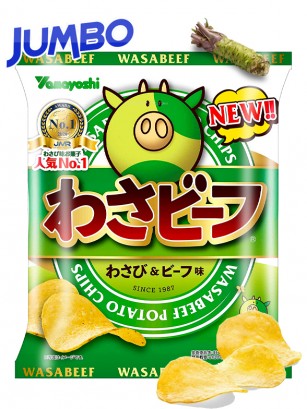 Patatas Chips Sabor Ternera y Wasabi | Jumbo 50 grs.