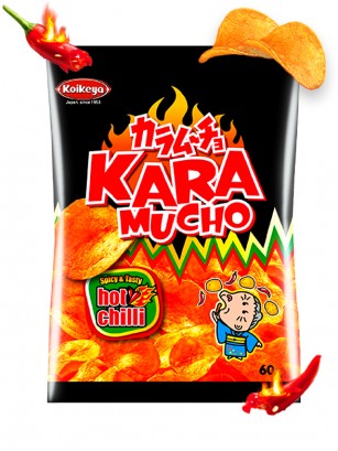 Patatas Kokeiya Kara Mucho Ultra Hot Chilli | Nº1 en Japón 60 grs.