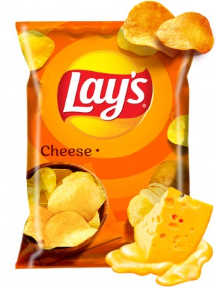 Patatas Lays Sabor a Queso 140 grs