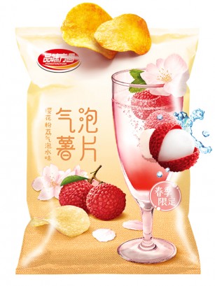 Patatas Sabor Refresco Lichi | Sparkling Lichi 88 grs.