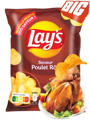 Patatas Lays Sabor Pollo Asado 140 grs.