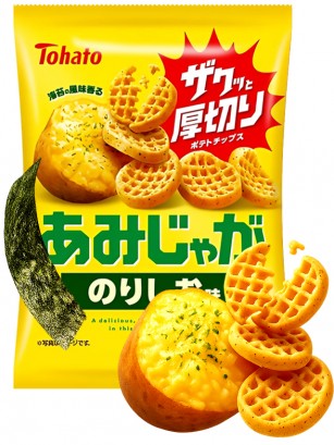 Patatas Fritas Gaufrette con Alga Nori | Tohato 55g.