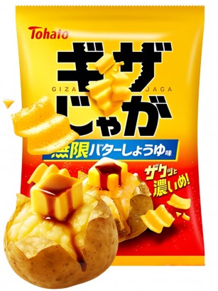 Patatas Onduladas de Soja y Mantequilla | Tohato Infinite Butter 55g.