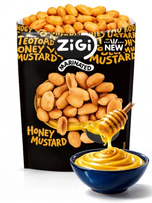 Cacahuetes sabor Miel-Mostaza 70g.