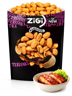 Snack de Cacahuetes sabor Teriyaki 70g.