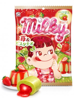 Caramelos Blandos Milky de Fresa y Pistacho | Peko Chan 62g.