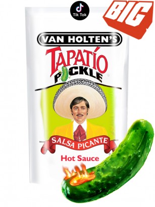 Pepinillo Gigante Americano | Con Salsa Tapatío Pickle Van Holten's