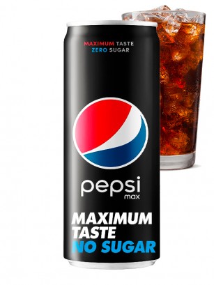 Pepsi Max | Maximun Taste Zero Azúcar | 330 ml.