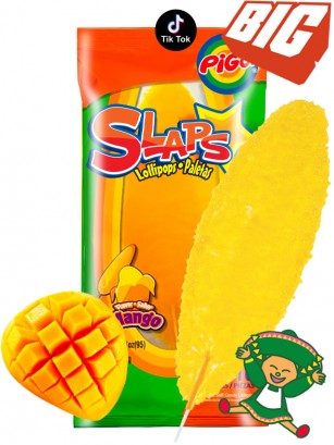 Piruletas Slaps Cachetadas Mango | Pigüi | PURO MEXICO!! 100 grs.