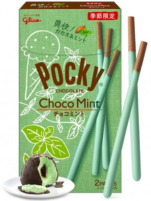 Pocky de Chocolate y Menta 65g.