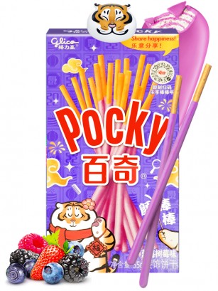 Pocky Crema de Frutas del Bosque Caramelizadas | Festival Edición 55 grs | Tokyo Ginza Essentials