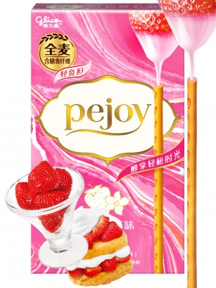 Pocky Pejoy de Tarta de Fresas y Vainilla | Edit. Pâtisserie 48 grs.