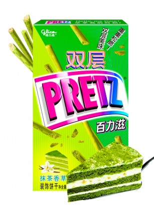 Sticks Pretz Double de Tiramisú de Matcha y Crema de Vainilla | 45 grs.