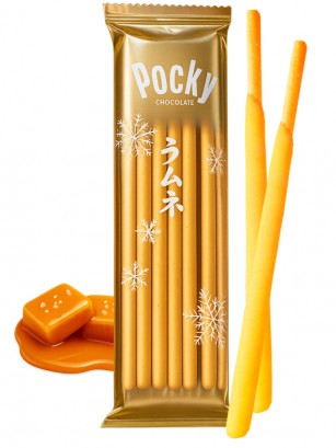 Pocky Glitter Toffee Salty | Unidad | 8 Sticks | Tokyo Ginza Essentials