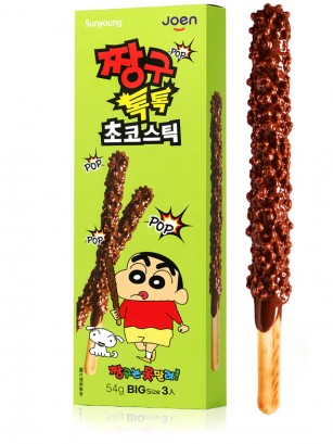 Choco Sticks con Caramelos Explosivos | Shin Chan 54g.