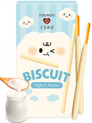 Sticks Toky de Galleta Sabor Yogur | Tokimeki 40g.