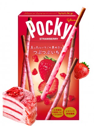 Pocky Tsubu Tsubu Ichigo | 55 grs. | Tokyo Ginza Essentials