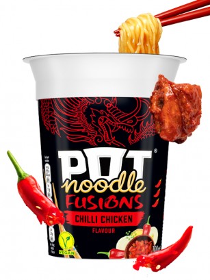 PoP PoT Noodles Fusion Pollo Picante 100 grs.