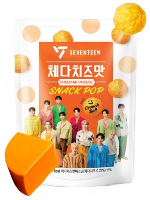 K-Pop Snack de Queso Cheddar | Seventeen 50 grs.