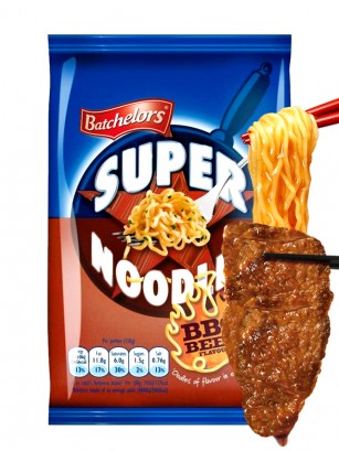 Ramen Salteado con Ternera BBQ | Super Noodles 90 grs.