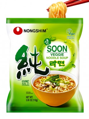 Fideos Ramen Coreanos Veggie Soon | Apto para Veganos