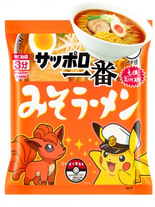 Fideos Ramen Donburi de 8 Misos y Pollo | Receta de Sapporo | Pokémon 100g.