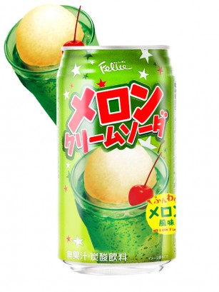 Soda de Melón con Helado de Vainilla.