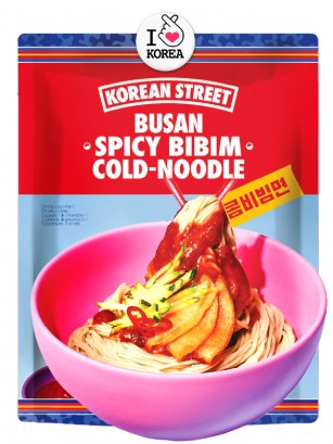 Fideos Coreanos Bibimbap Fríos y Picantes | Receta Barrio | Busan 162g.