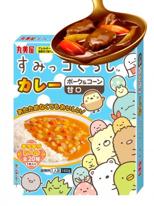 Salsa de Curry Japonesa con Cerdo, Pollo y Verduras | Sumikkogurashi 160 grs