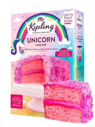 Preparado Unicorn Cake Mix Vainilla Rosa 400 grs.